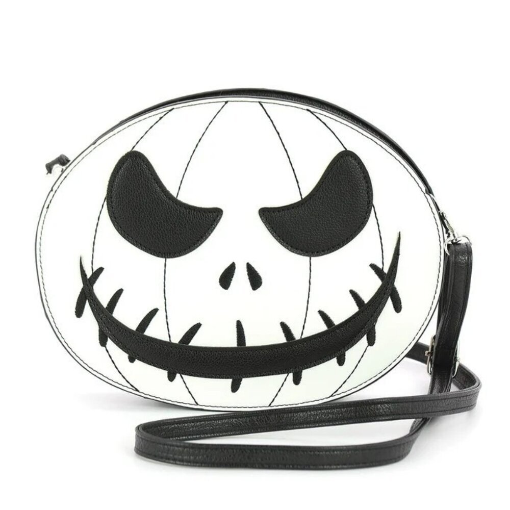 Glow in the Dark White Jack O Lantern Crossbody NWT​​